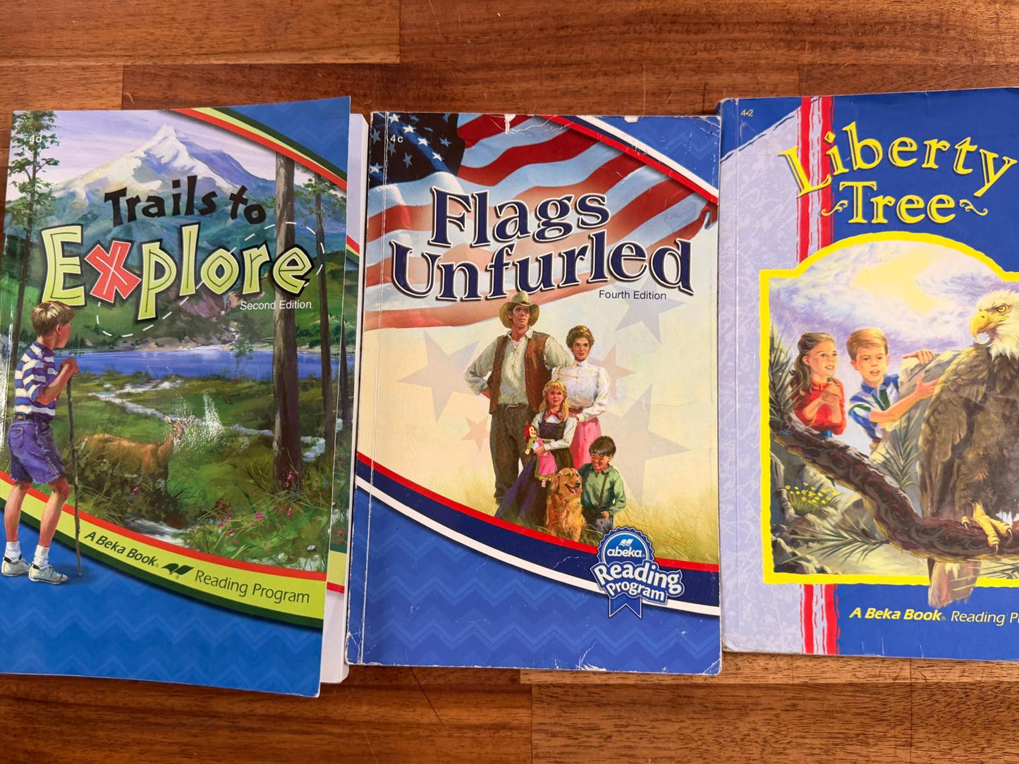 Abeka Readers 4 Book LOT of 6