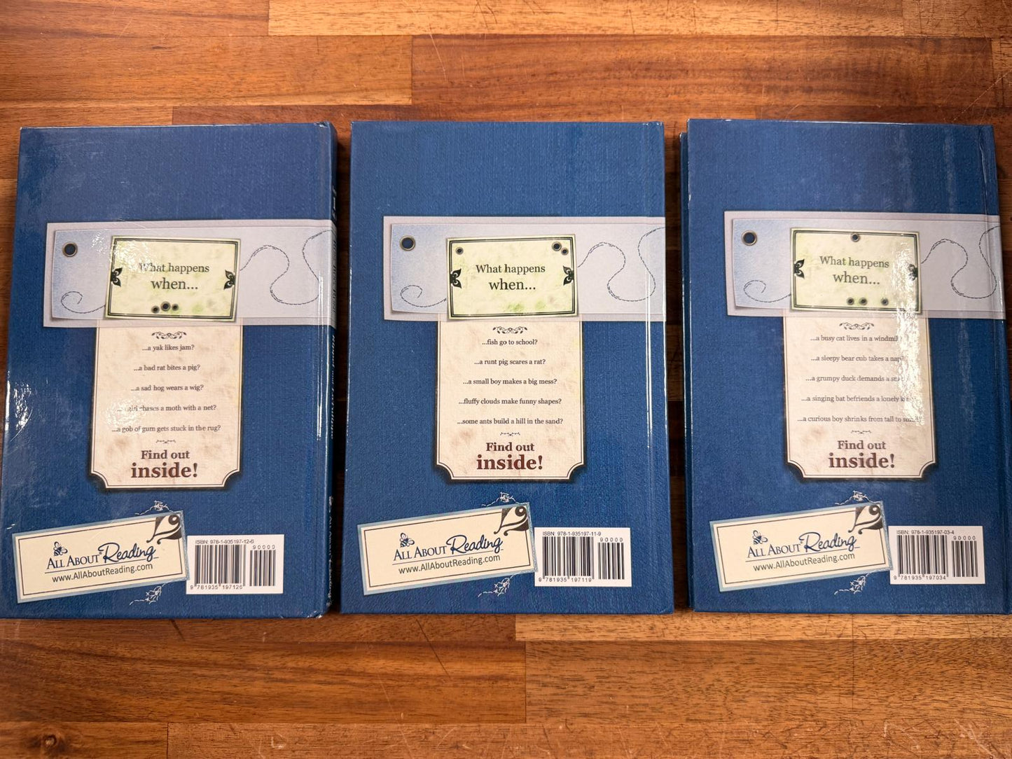 All About Reading - Readers - Level 1 Volumes 1-3