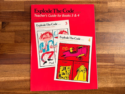 Explode the Code Teacher's Guide for Books 3 & 4 (2nd Ed)
