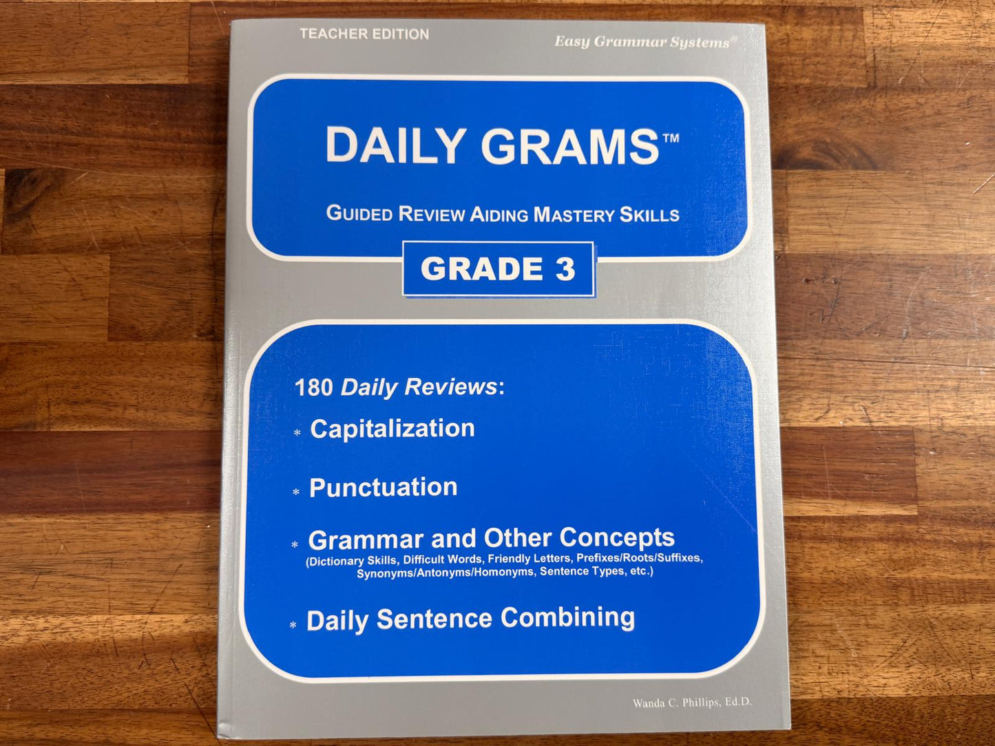 Daily Grams - Grade 3 - Teacher Edition