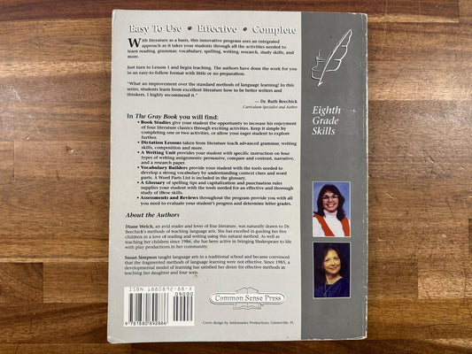 CSP Learning Language Arts Through Literature - Gray Book