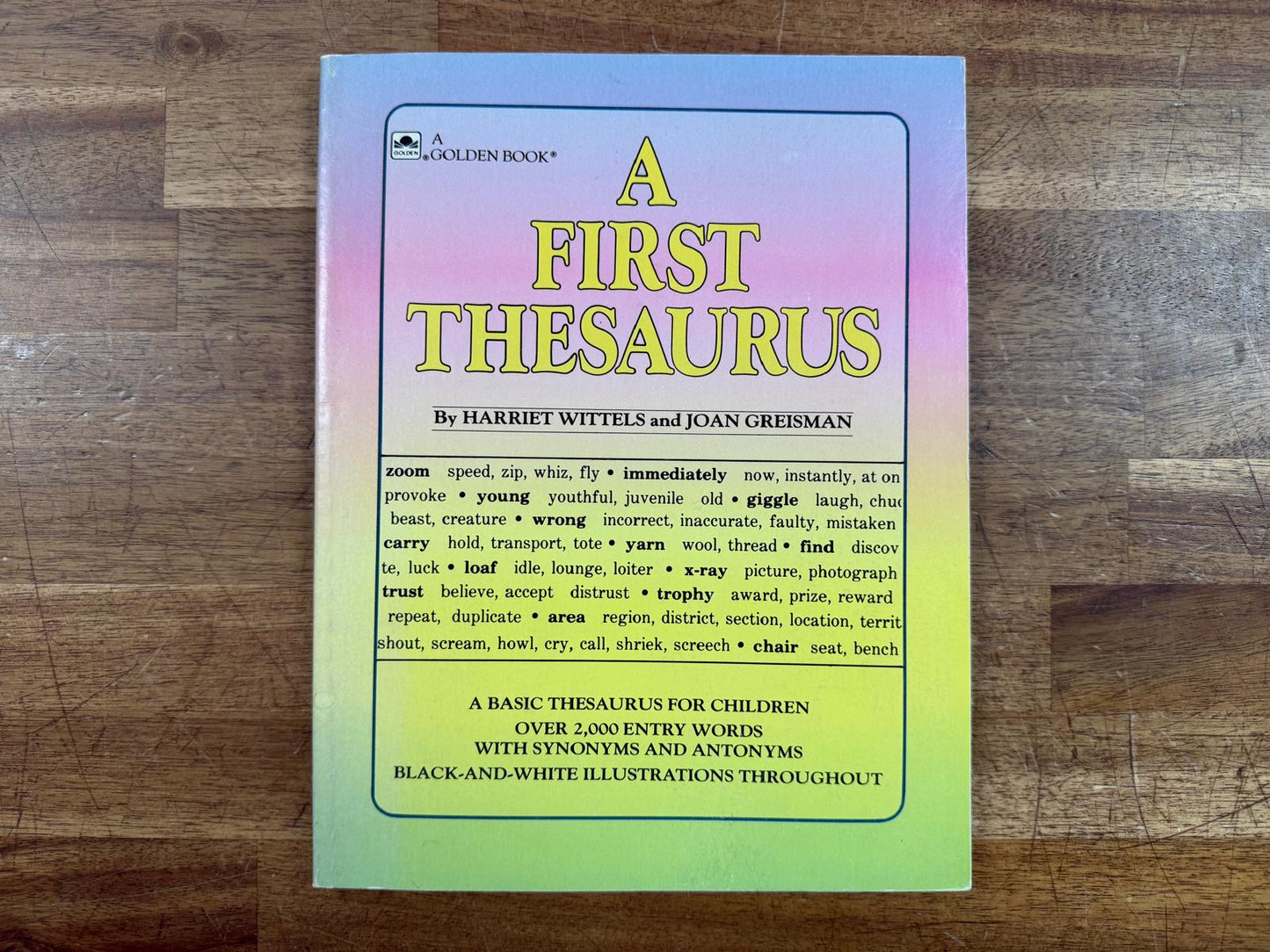 Golden Book - A First Thesaurus