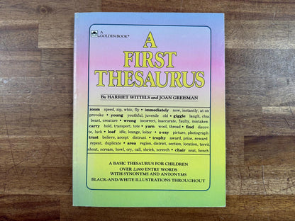 Golden Book - A First Thesaurus