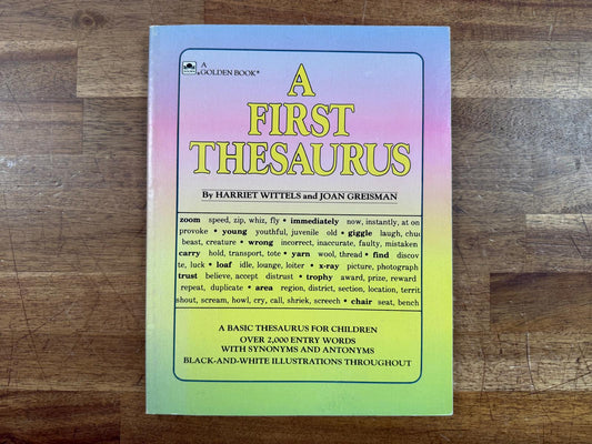 Golden Book - A First Thesaurus