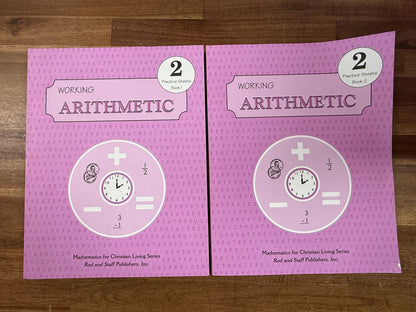 Rod & Staff Arithmetic 2 - Practice Sheets Books 1-2 (Clean)