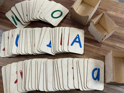 Custom Montessori Sandpaper Upp/Low Case Letters & Numbers