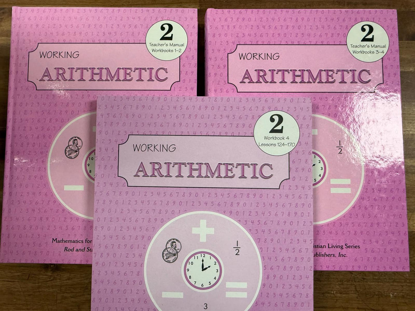 Rod & Staff Arithmetic 2 - Teacher Manuals Books 1-4 & Wkbk 4