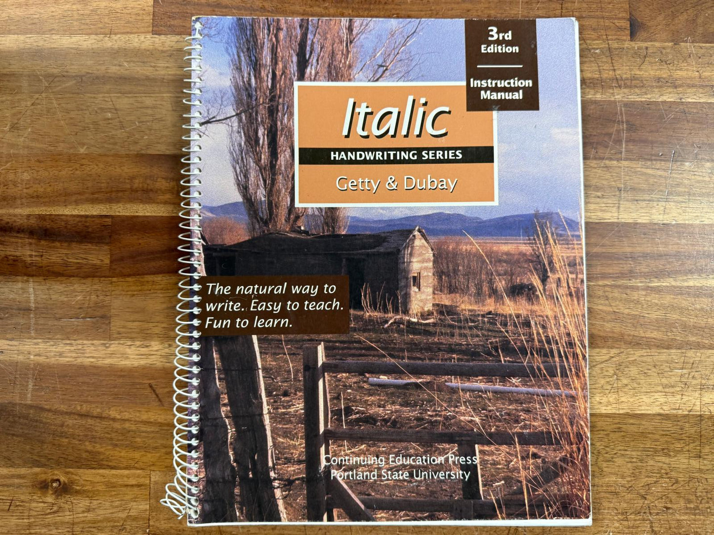 Italic Handwriting Series - 3rd Edition - Instruction Manual
