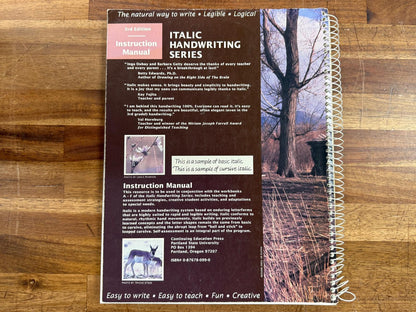 Italic Handwriting Series - 3rd Edition - Instruction Manual