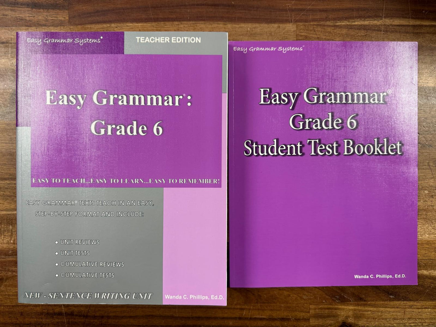 Easy Grammar Grade 6 - Teacher Guide & Test Booklet