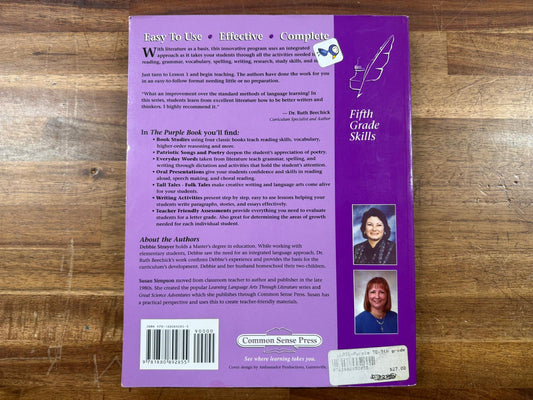 CSP Learning Language Arts Through Literature - Purple Book