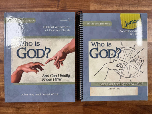 Apologia Who Is God? Textook & Jr Notebookin Journal