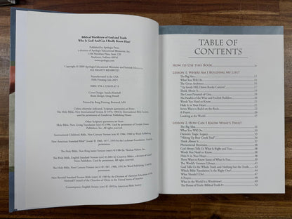 Apologia Who Is God? Textook & Jr Notebookin Journal