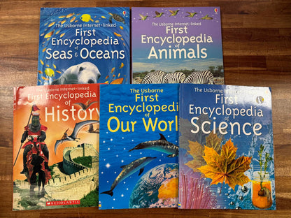Usborne Social Stuies & Science LOT of 5 Books