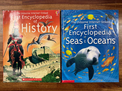 Usborne Social Stuies & Science LOT of 5 Books