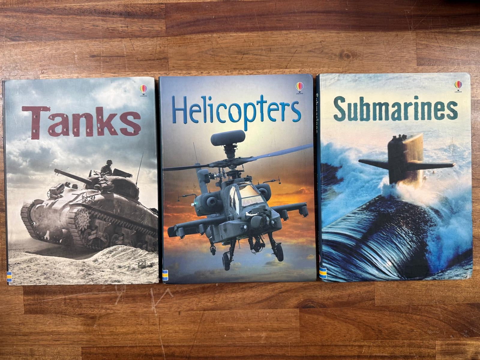 Usborne Vehicle Books - LOT of 3