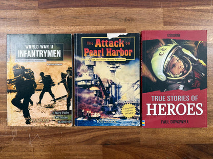 Nonfiction War Book Set of 3 for Middle School