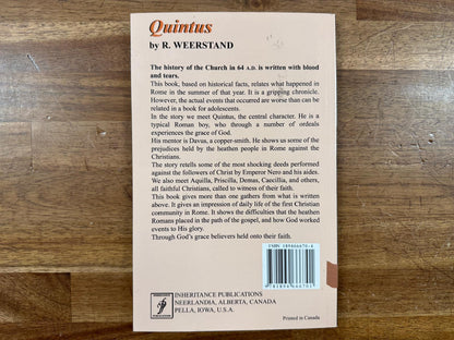 Quintus by R. Weerstand - Story About Christian Persecution