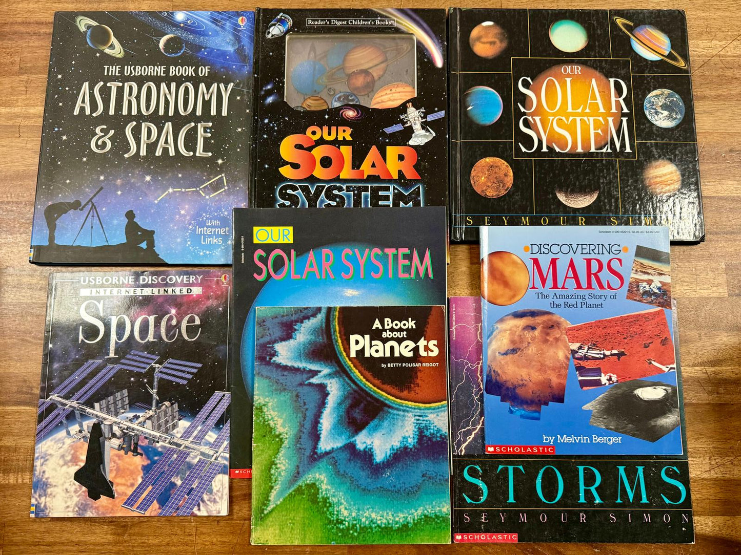Elementary Space Science Book LOT of 7 + Bonus Book