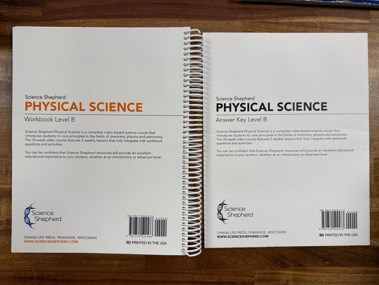 Science Shepherd Physical Science - Workbook Level B