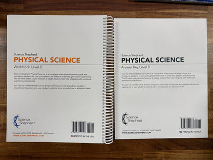 Science Shepherd Physical Science - Workbook Level B