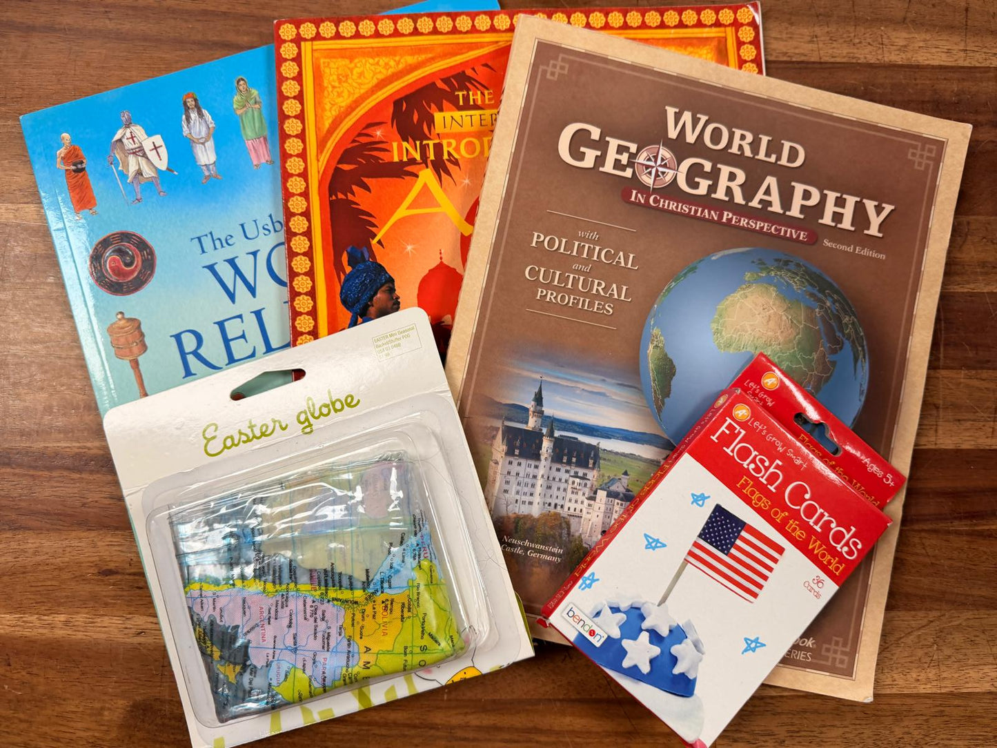 Abeka World Geography SET w/ Manipulatives & Literature