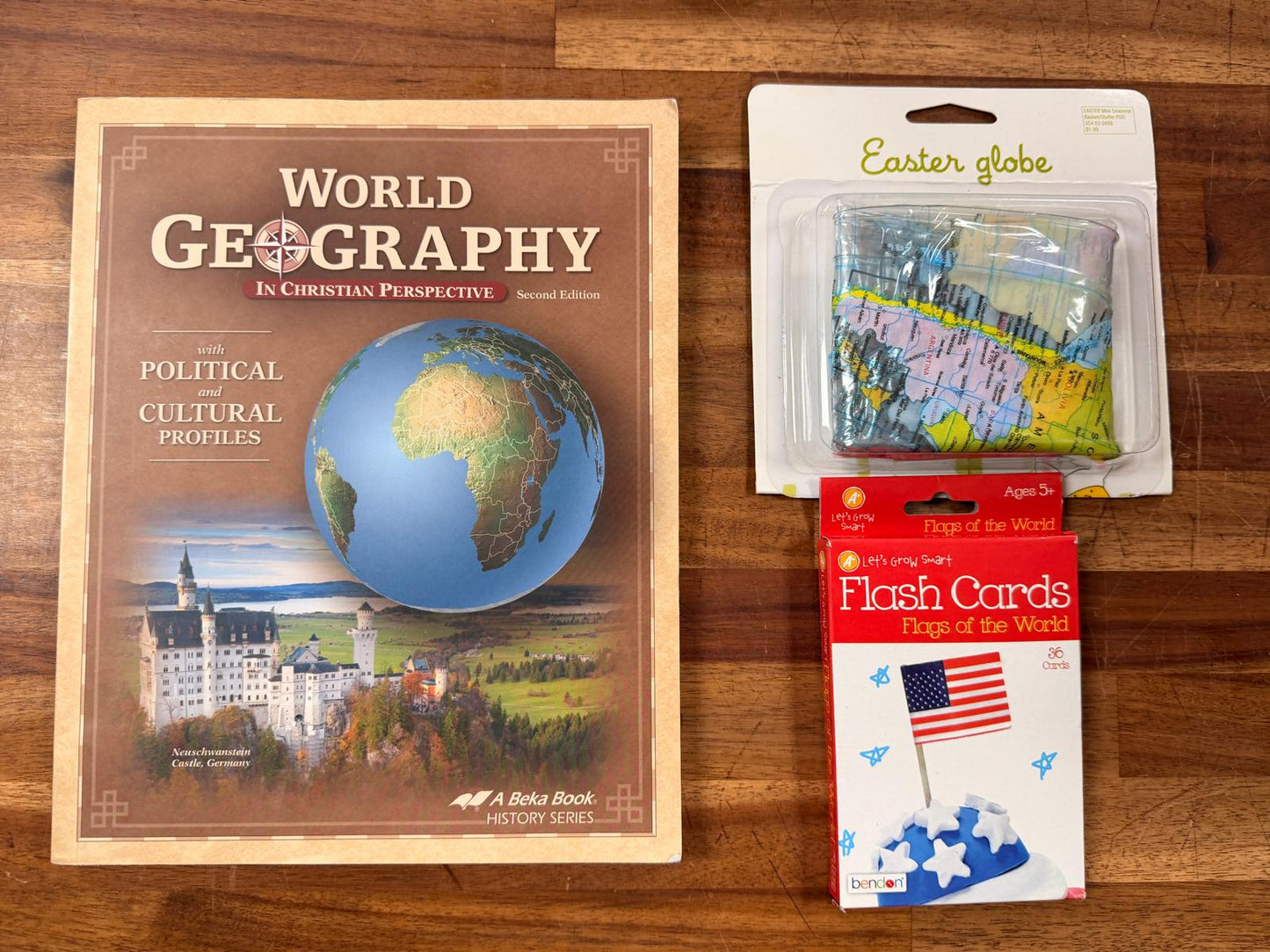Abeka World Geography SET w/ Manipulatives & Literature
