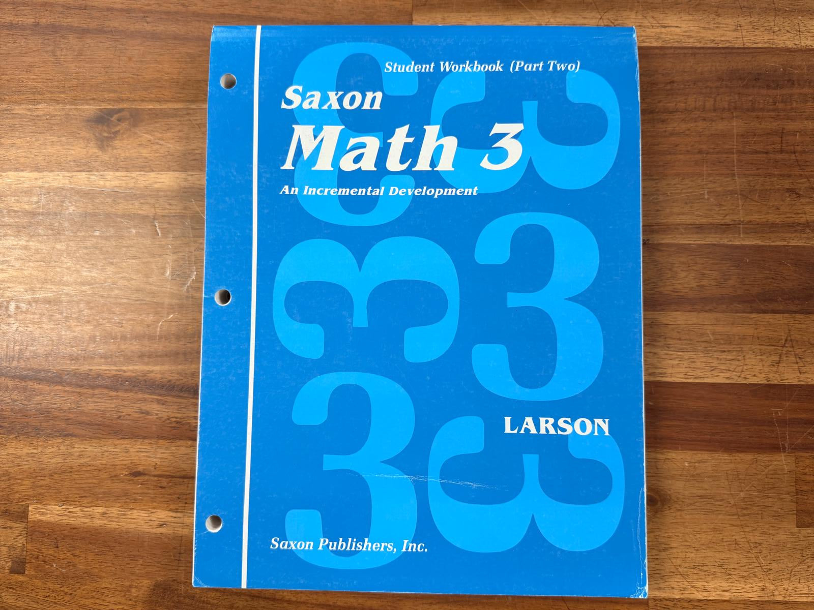 Saxon Math 3 Student Workbook Part Two (1997)