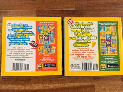NatGeo Weird but True LOT of 2: Food & Human Body