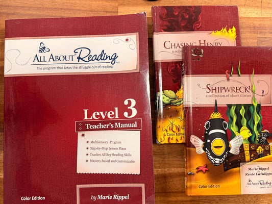 All About Reading Level 3 TM and Readers Vol 1-2 (Color)