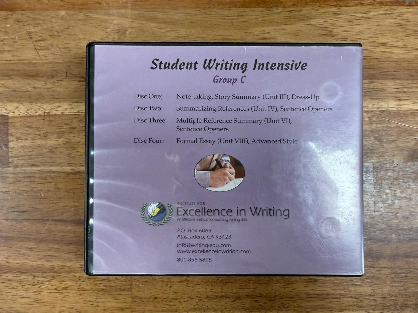 IEW Student Writing Intensive Group C DVD - COMPLETE