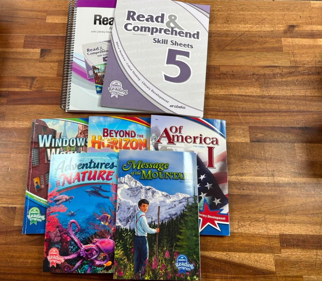 Abeka Reading 5 Answer Key, Readers, & Skill Sheets (2nd Ed)