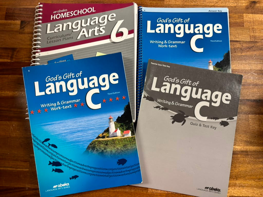 Abeka God's Gift of Language C SET of 4 (3rd Ed)