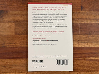 Theogony & Works and Days - Hesiod (Oxford)