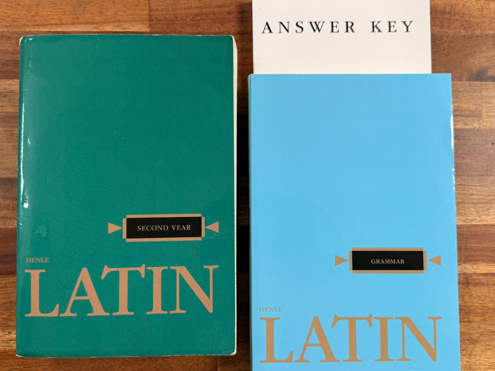 Henle Latin - Second Year - Text, Answer Key, & Grammar