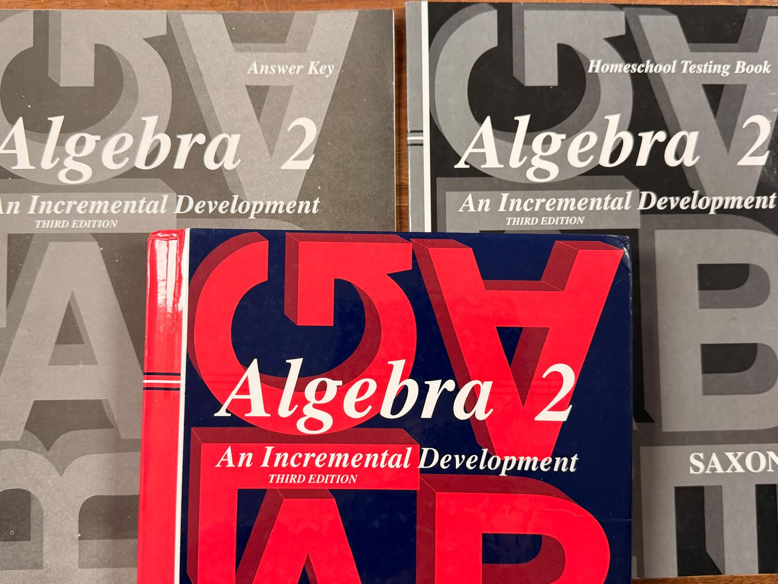 Saxon Algebra 2 SET - Textbook, Answer Key, Tests (3rd Ed)