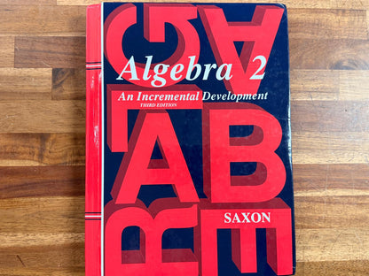 Saxon Algebra 2 SET - Textbook, Answer Key, Tests (3rd Ed)