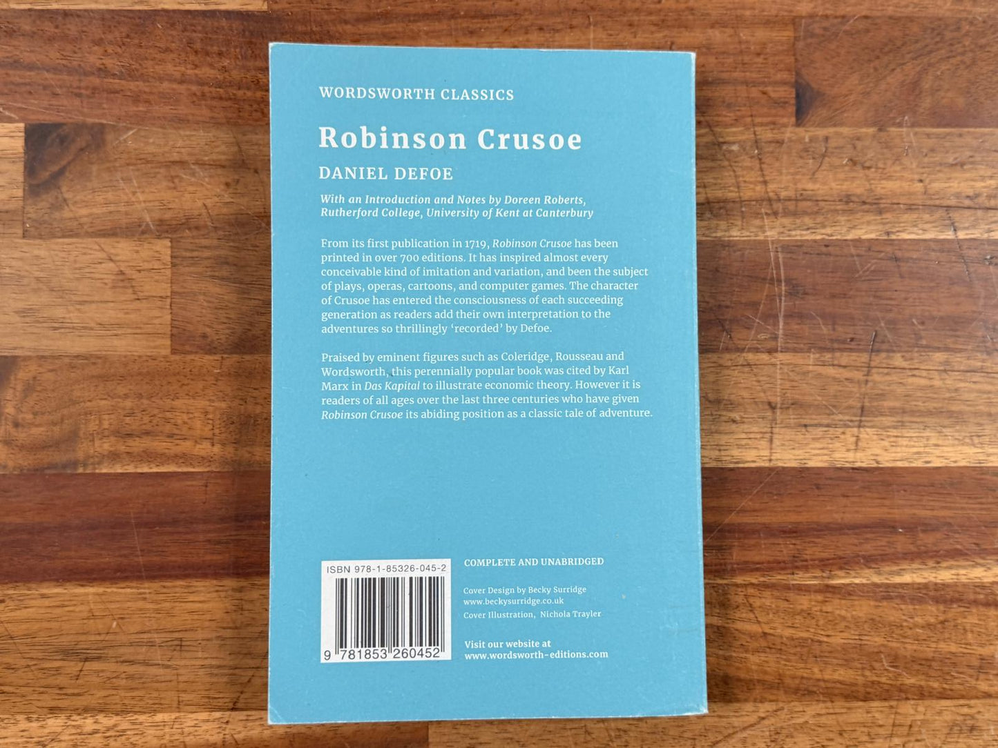 Robinson Crusoe - Daniel Defoe (Wordsworth)