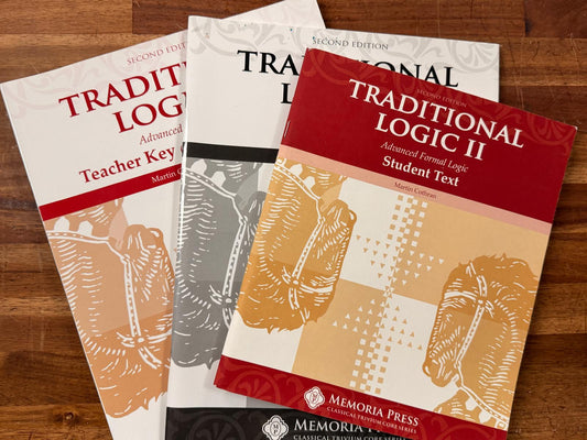 Memoria Press Traditional Logic II SET - Text, Tests, TcrhKey