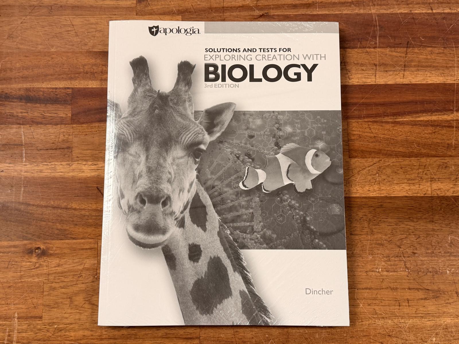 Apologia Exploring Creation Biology (3rd Ed) Tests NEW