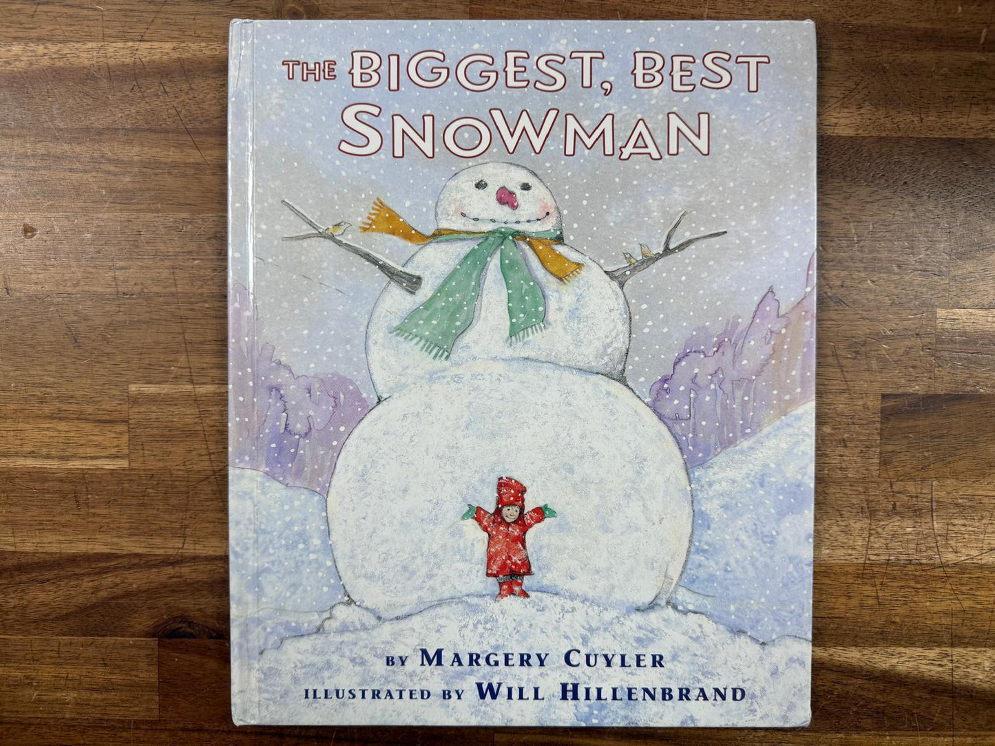 The Biggest Best Snowman - Margery Cuyler (1998) HC, VG