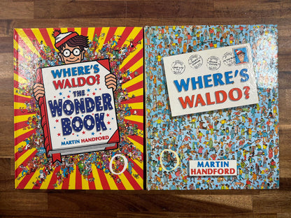Where's Waldo SET of 2 Books by Martin Handford (HC)