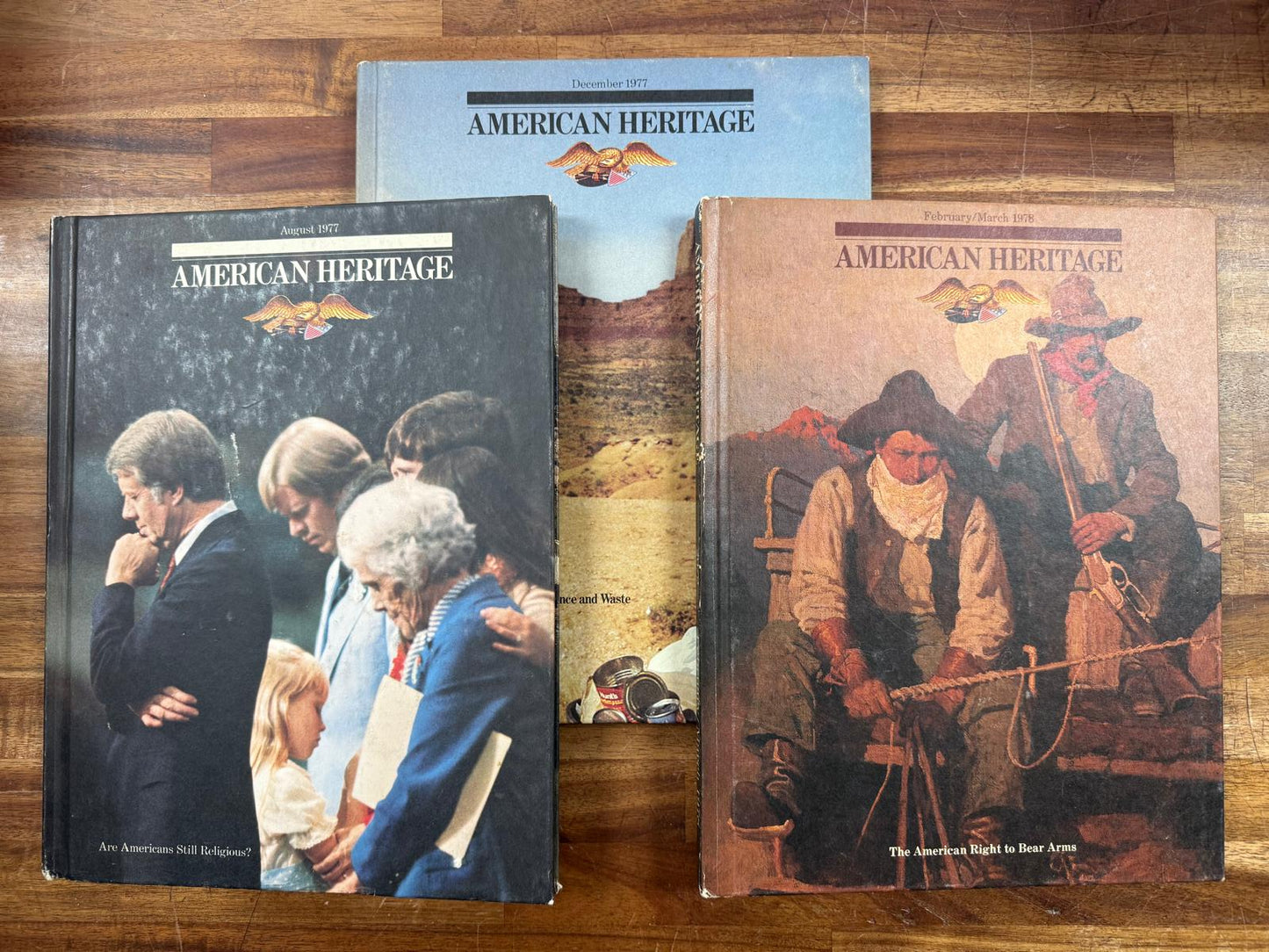 American Heritage Series of 3 Books (Vintage, HC, Good)