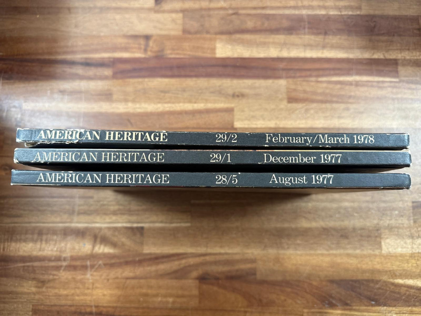 American Heritage Series of 3 Books (Vintage, HC, Good)