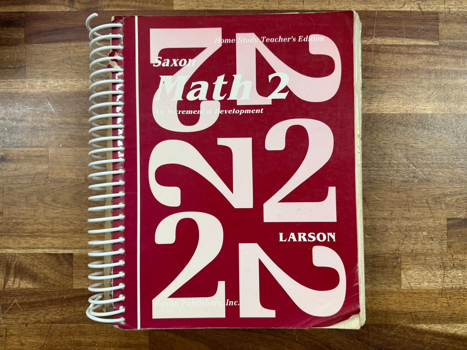 Saxon Math 2 Home Study Teacher's Edition (clean overall)