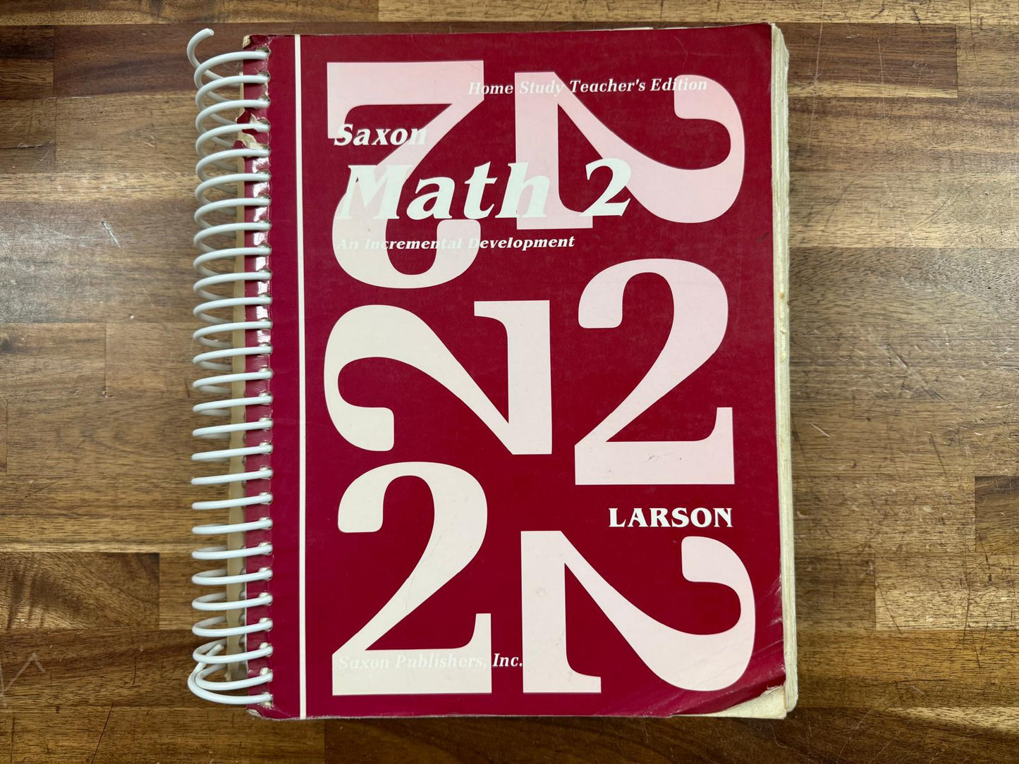 Saxon Math 2 Home Study Teacher's Edition (clean overall)