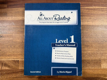 All About Reading Level 1 Teacher's Manual (2nd Ed)