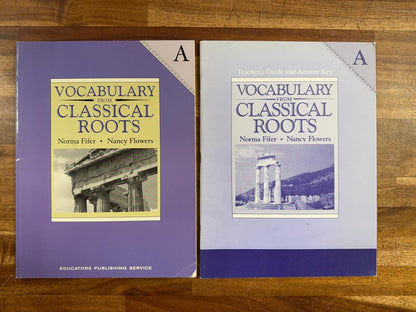 Vocabulary from Classical Roots SET - Books A, B, C (VG)