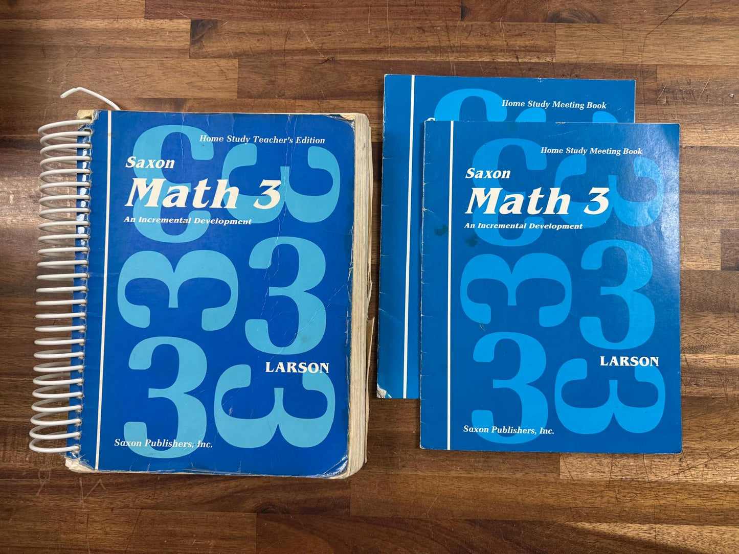 Saxon Math 3 Home Study Teacher's Ed & Meeting Book (2x)