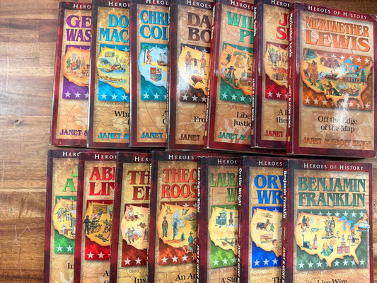 Heroes of History LOT of 14 Books